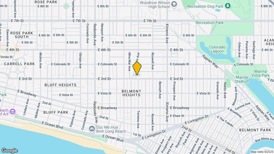 3939 E 3rd St Mapa y Detalles de la Ubicación