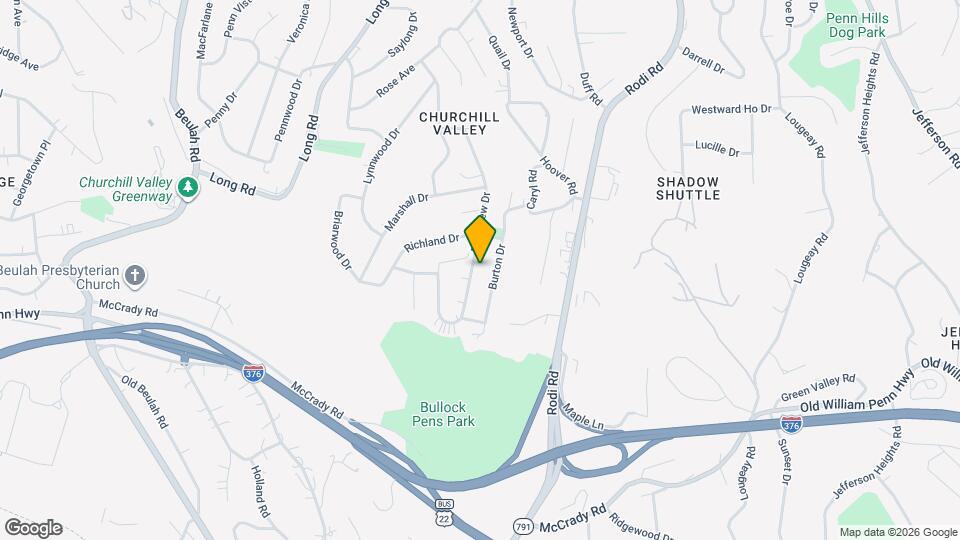 531 Pennview Dr Map and Location Details