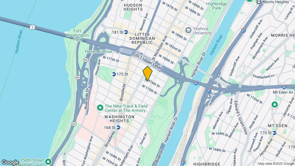574-576 W 176th St Mapa y Detalles de la Ubicación