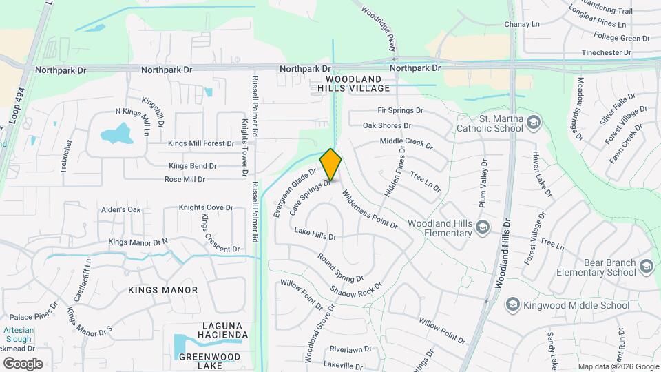 3518 Cave Springs Dr Map and Location Details