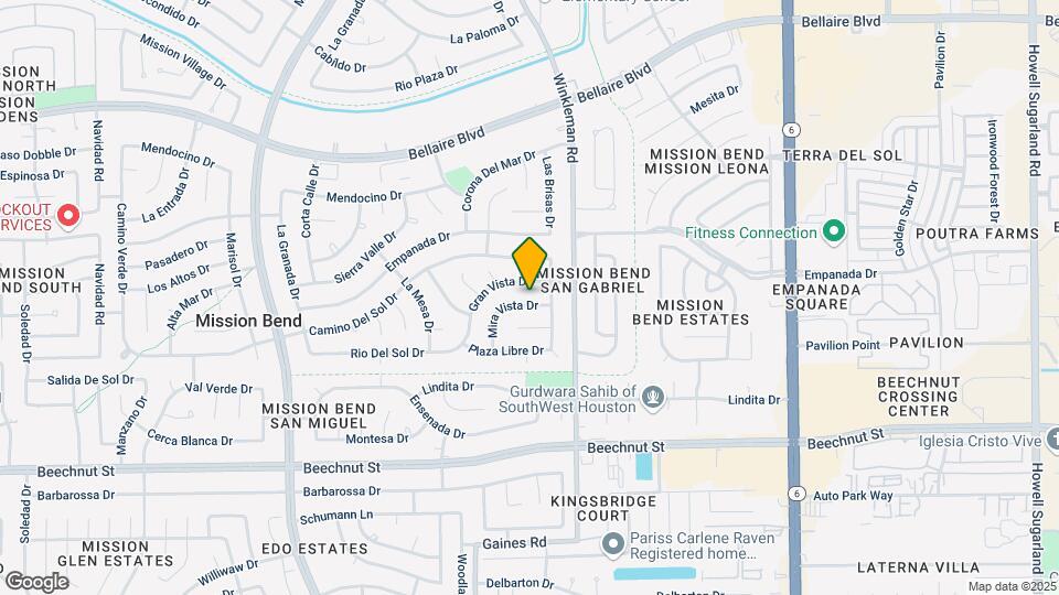 15114 Mira Vista Dr Map and Location Details