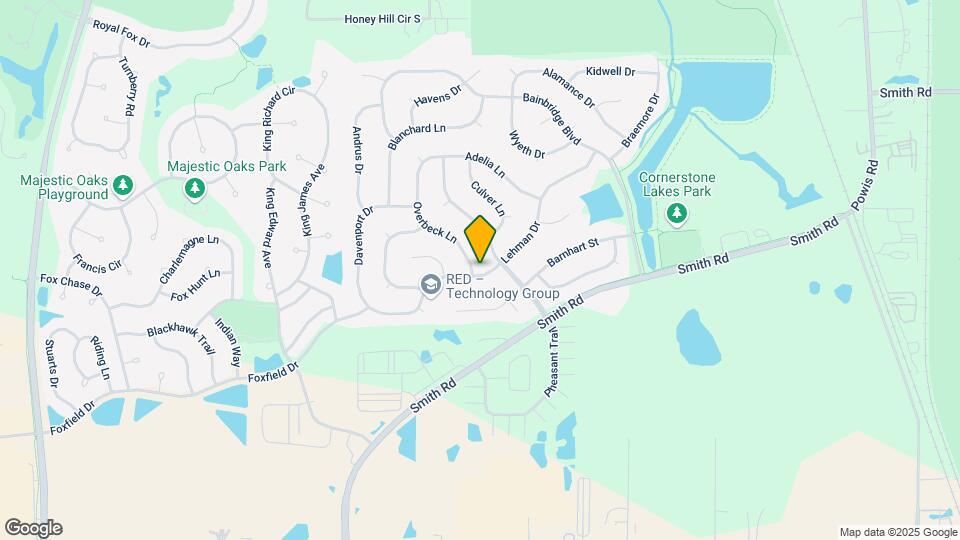 2805 Overbeck Ln Map and Location Details