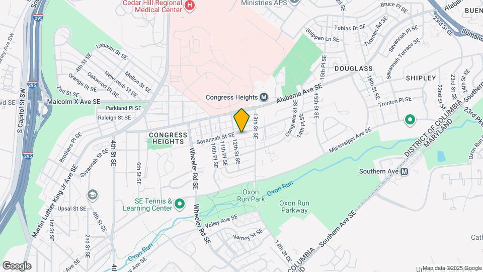 1215 Savannah St SE Map and Location Details