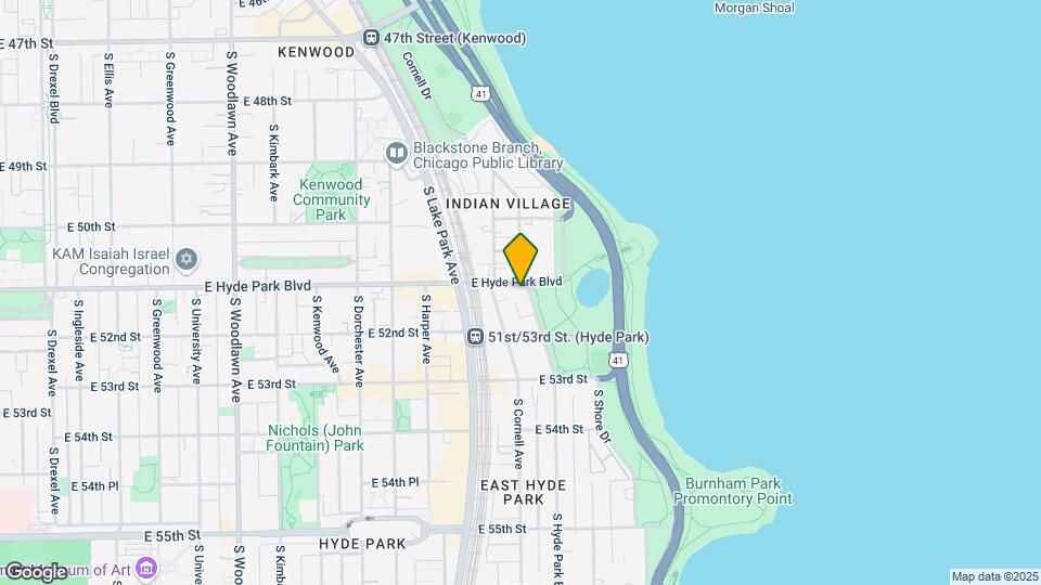 5100 S Hyde Park Blvd Map and Location Details