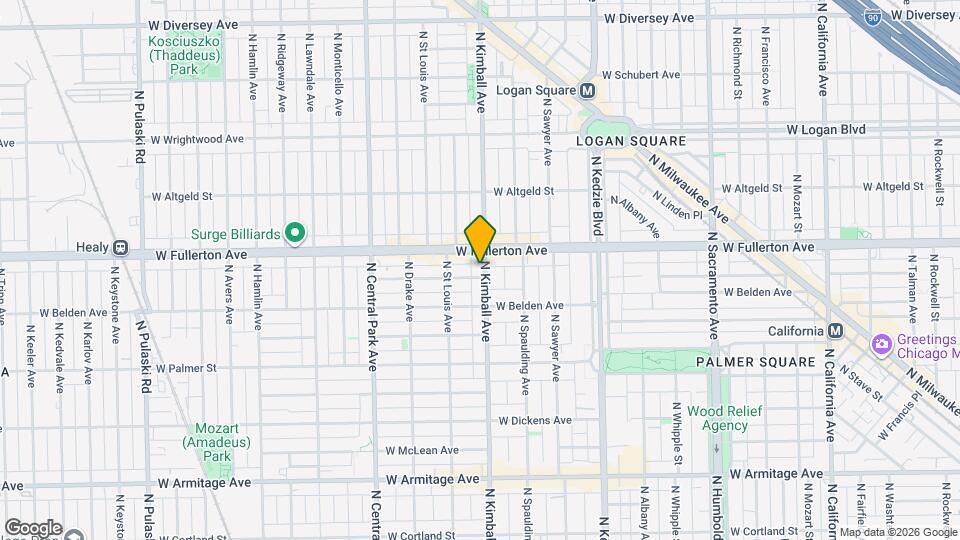 2338 N Kimball Ave Map and Location Details