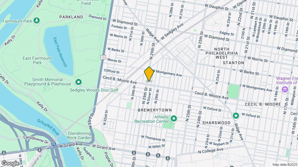 1703 N 29th St Map and Location Details