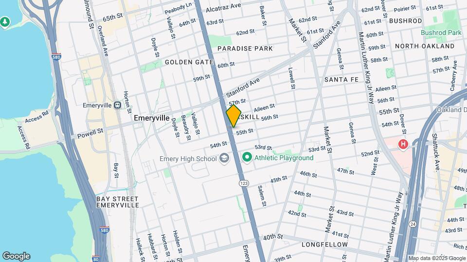 5508 San Pablo Ave Map and Location Details