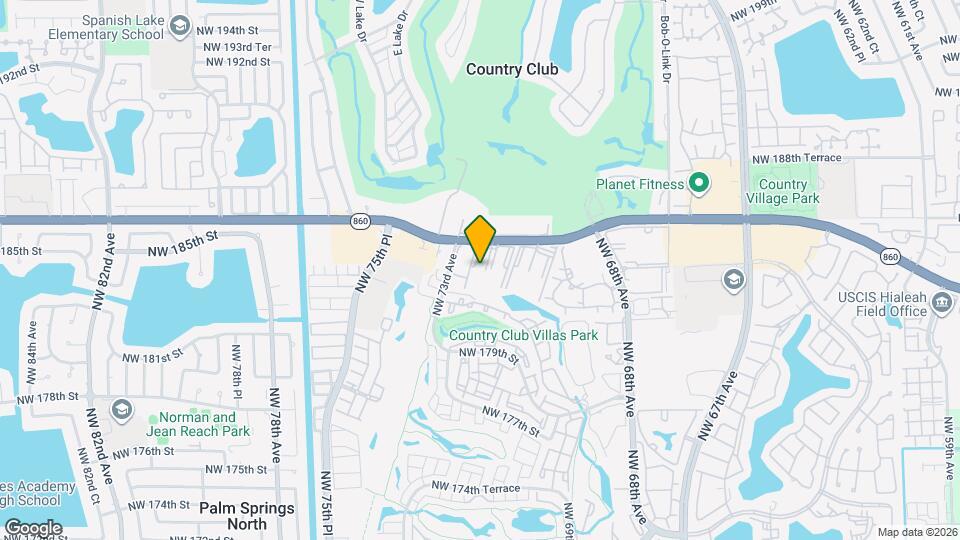 6990 Miami Gardens Dr Mapa y Detalles de la Ubicación
