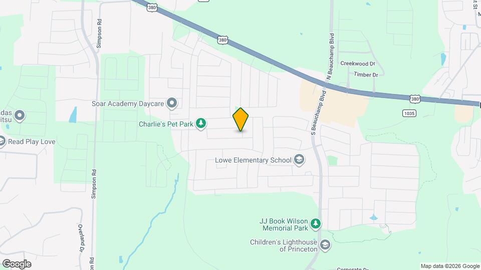 1100 Daffodil St Map and Location Details