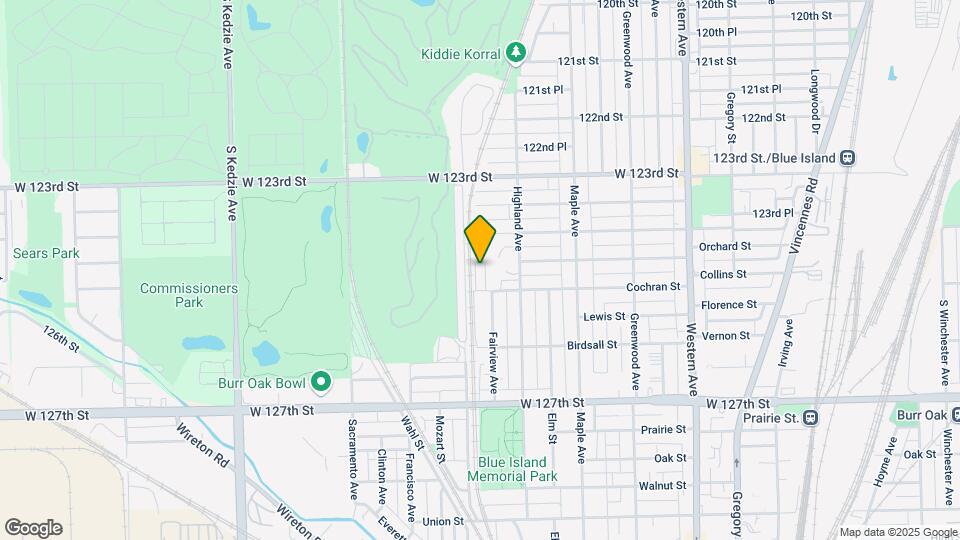 12434 S Fairview Ave Mapa y Detalles de la Ubicación