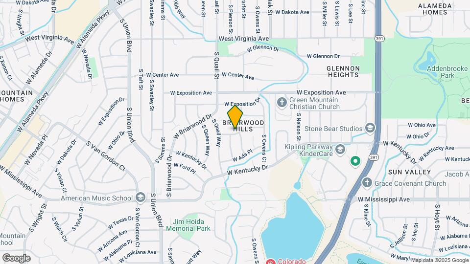 11175 W Ohio Dr Map and Location Details