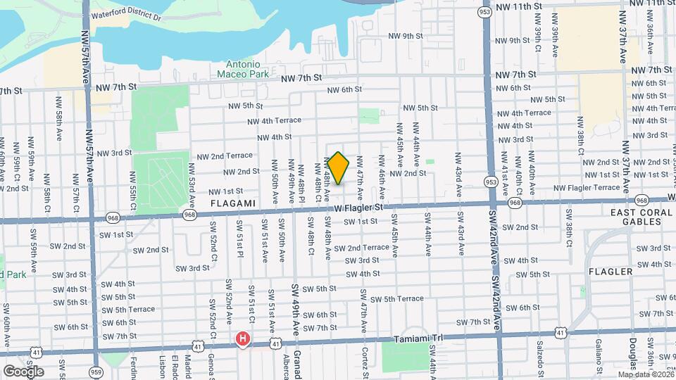 4761 NW Flagler Terrace Map and Location Details