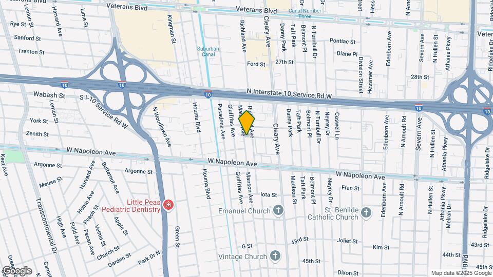 2217 Manson Ave Mapa y Detalles de la Ubicación