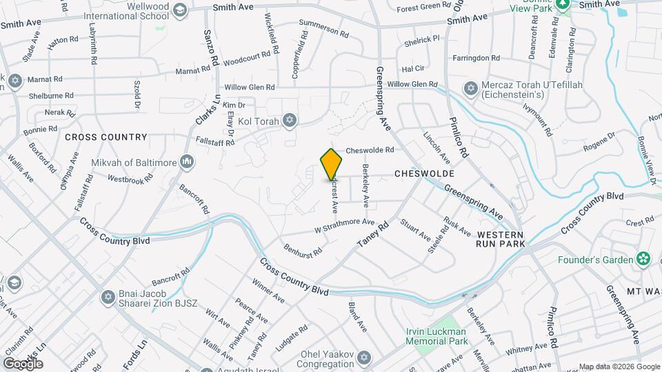 6226 Woodcrest Ave Map and Location Details