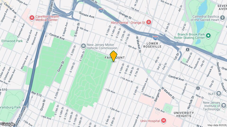 160 S 12th St Map and Location Details