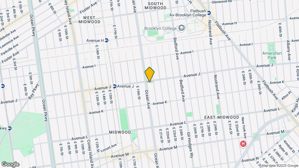 2004 Avenue J Mapa y Detalles de la Ubicación