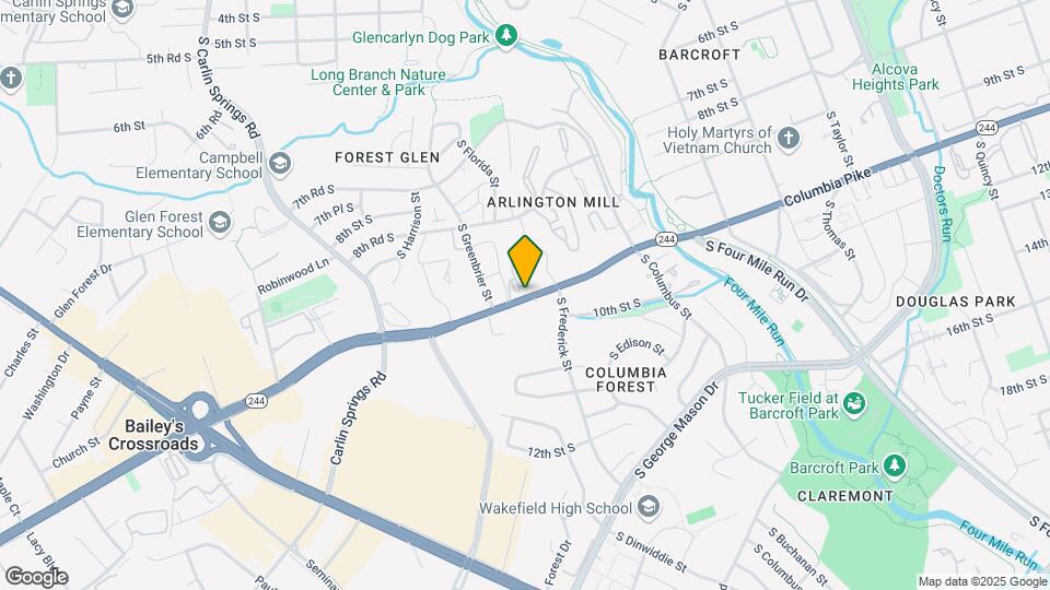 5353 Columbia Pike Map and Location Details