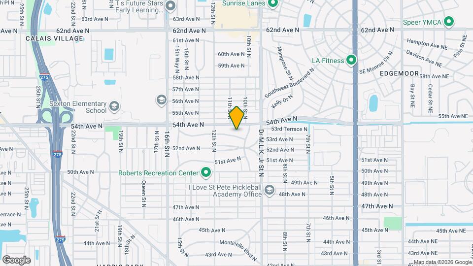 1039 53rd Ave N Map and Location Details