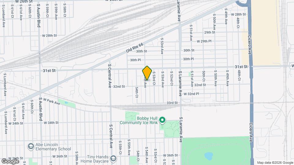 3139 S 54th Ave Map and Location Details