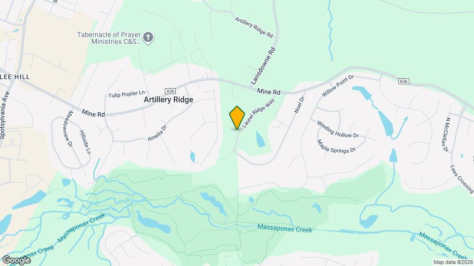 10402 Laurel Ridge Way Map and Location Details