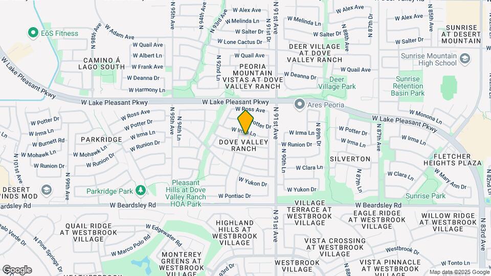 20582 N 92nd Ln Map and Location Details