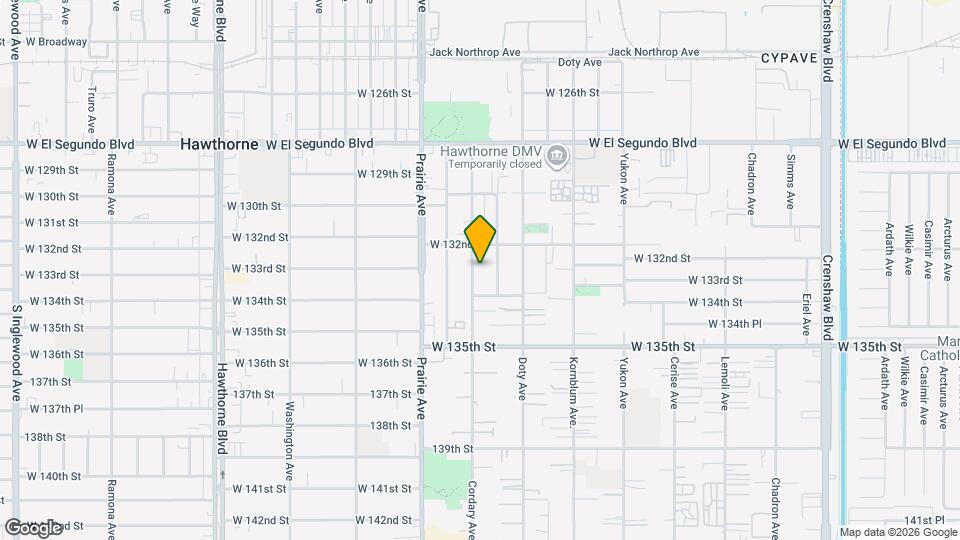 13230 Cordary Ave Map and Location Details