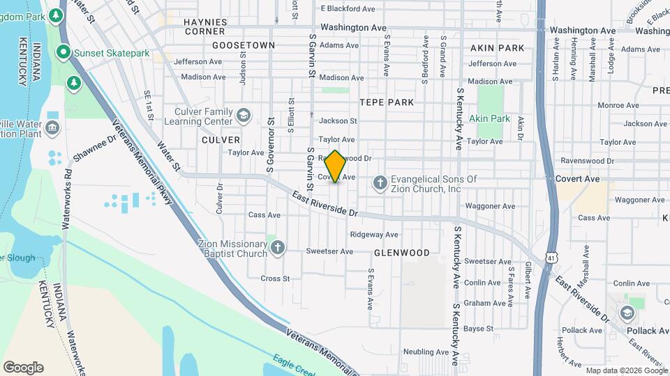 1609 S Morton Ave Map and Location Details