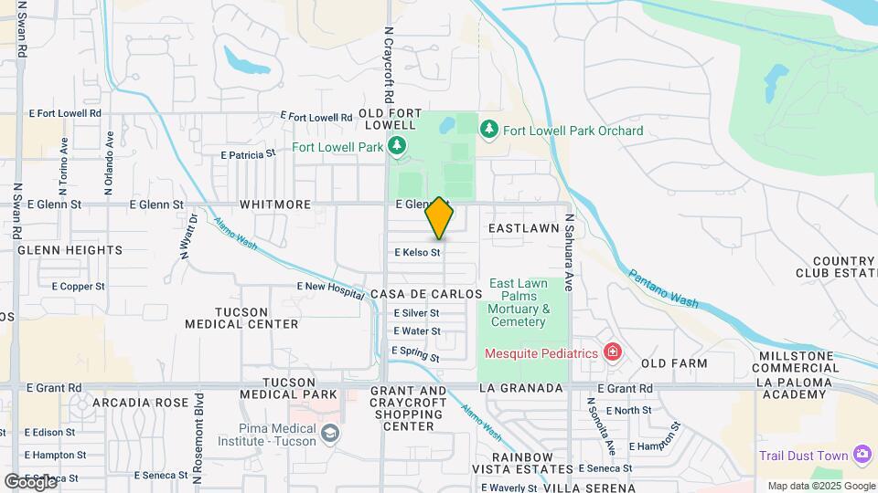 5611 E Kelso St Mapa y Detalles de la Ubicación