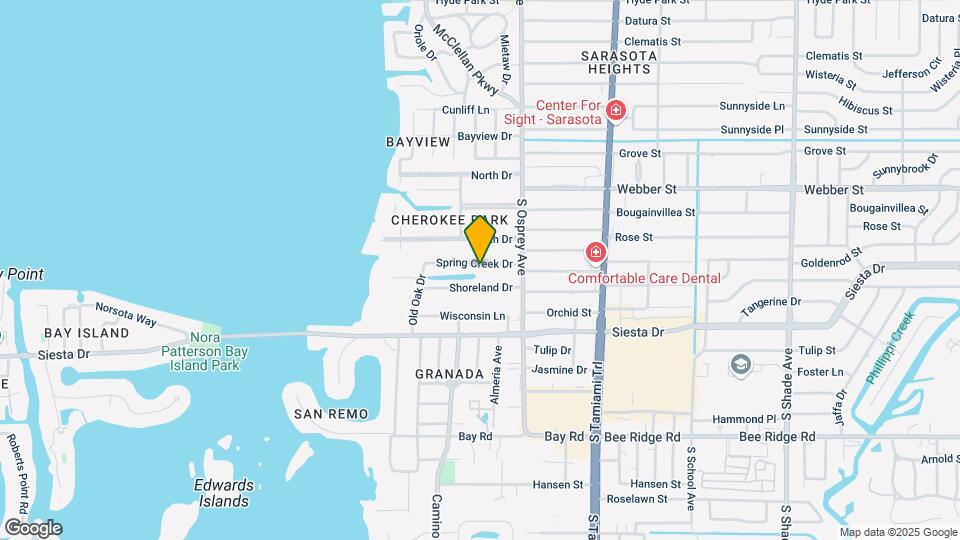 1720 Spring Creek Dr Map and Location Details