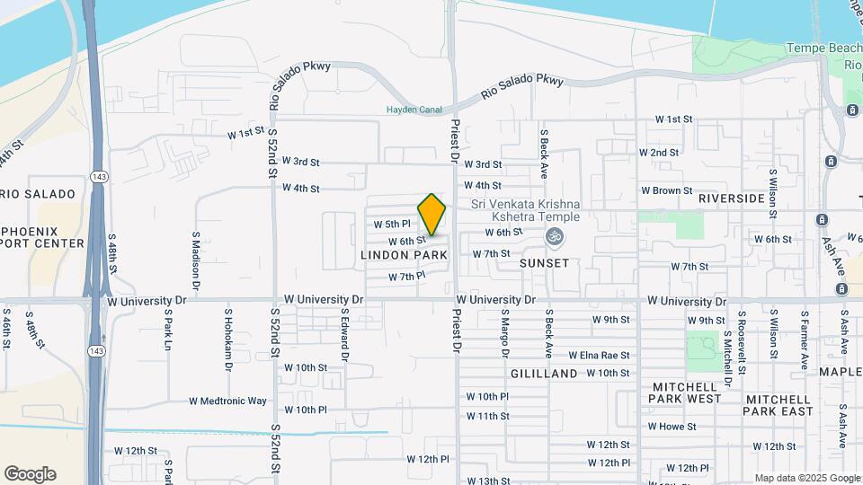 1429 W 6th St Mapa y Detalles de la Ubicación