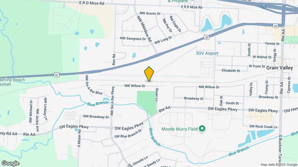 1108 NW Willow Dr Map and Location Details