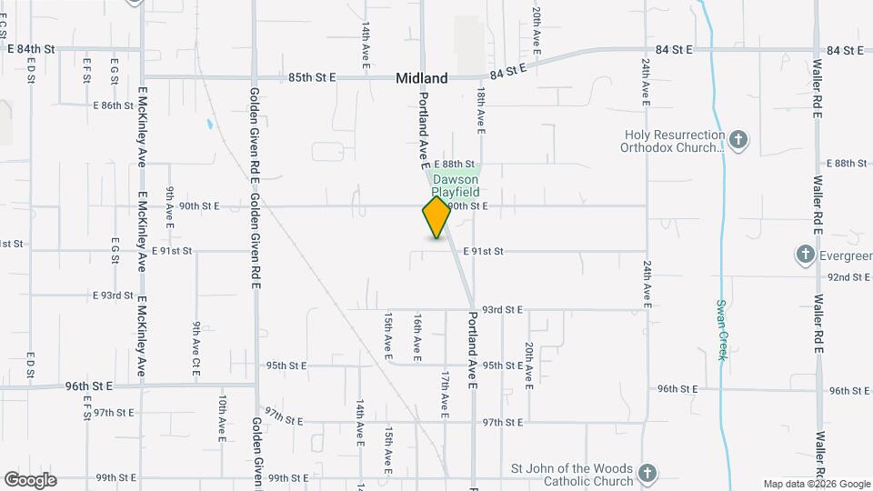1539 E 91st St Map and Location Details