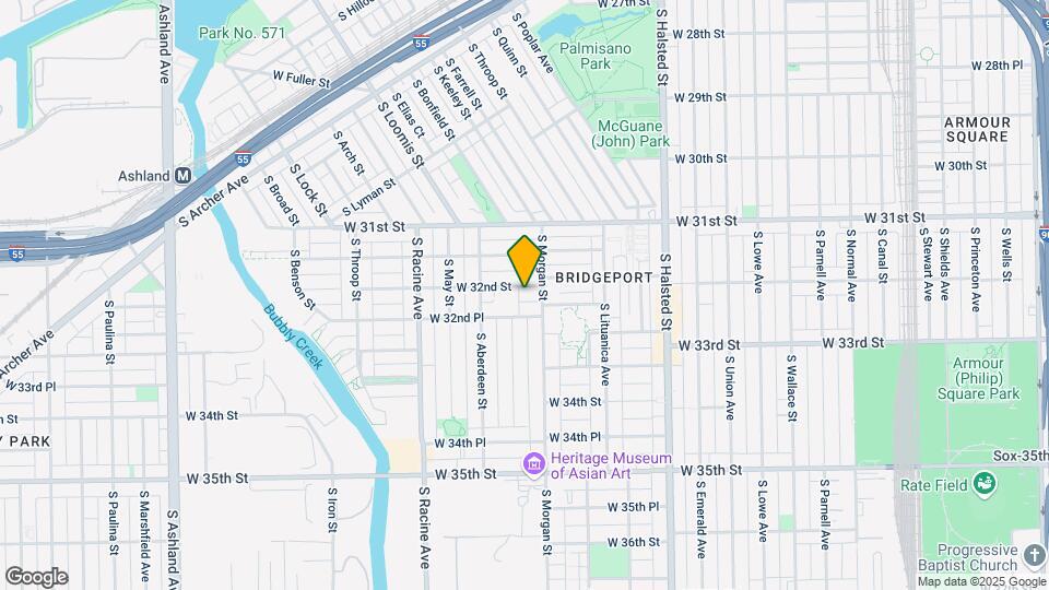 1015 W 32nd Map and Location Details
