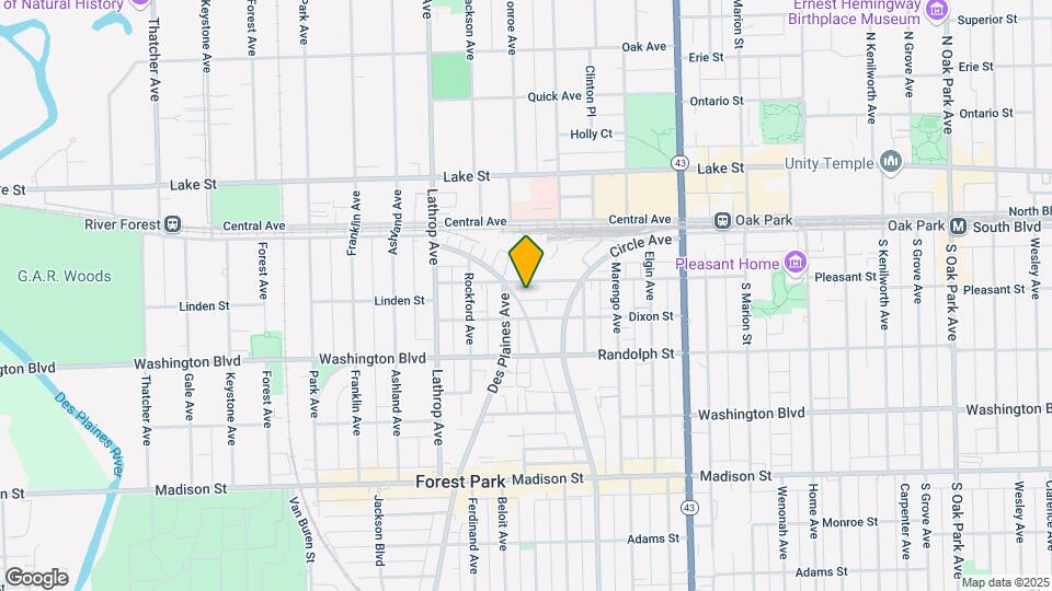 7446 Franklin St Map and Location Details