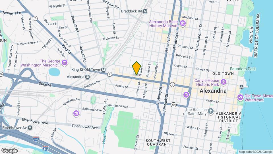 1411 King St Map and Location Details