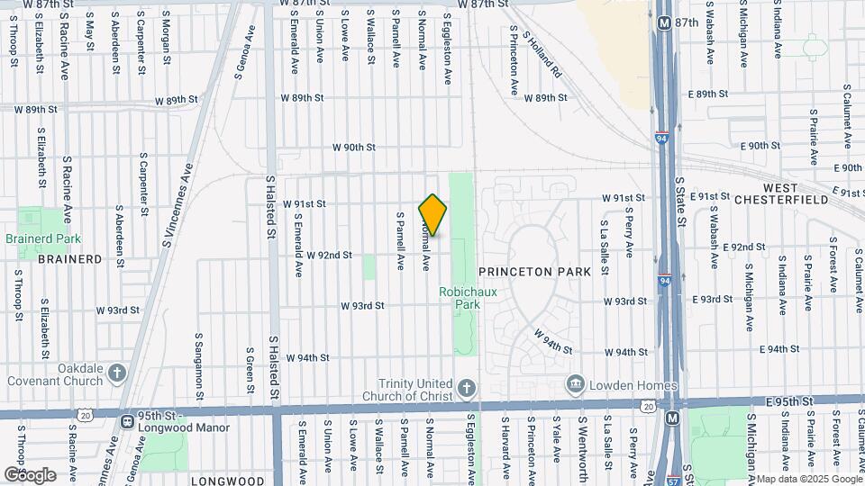 9151 S Normal Ave Map and Location Details