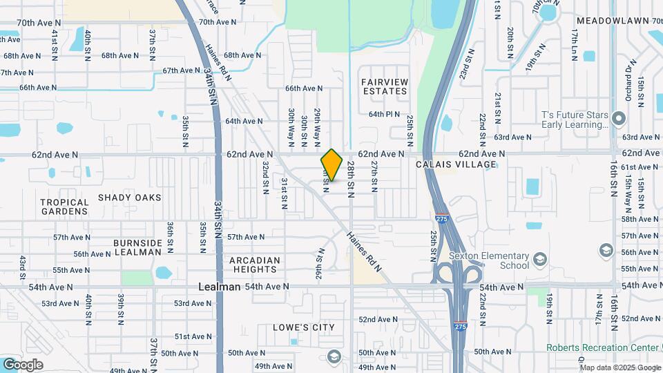 2852 60th Ave N Map and Location Details