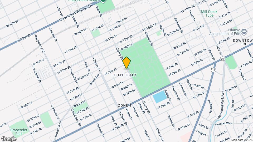 2124 Cherry St, Unit 1 Map and Location Details