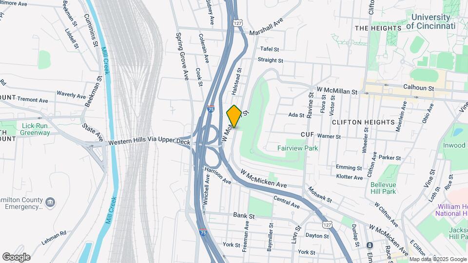 2365 W McMicken Ave Map and Location Details