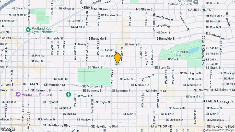 2705 SE Stark St-Unit -B Map and Location Details