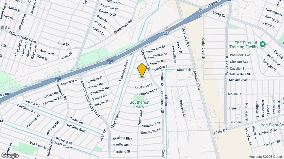 5839 Southurst St Map and Location Details