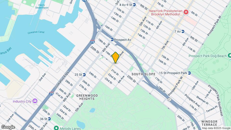 251 20th St Map and Location Details
