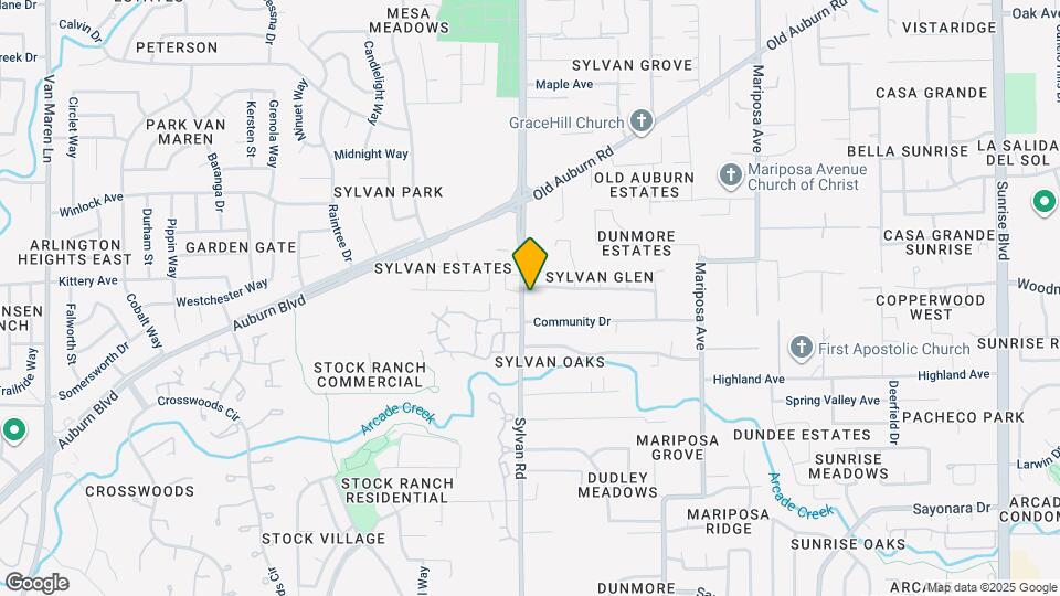 6912 Sylvan Rd Map and Location Details