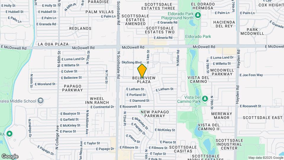 7320 E Belleview St Map and Location Details