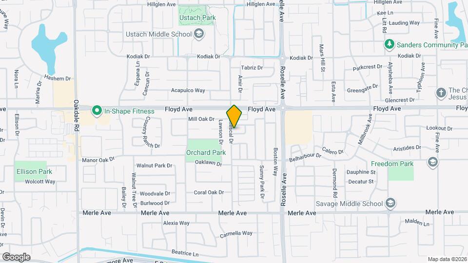 2801 Moonstar Way Map and Location Details