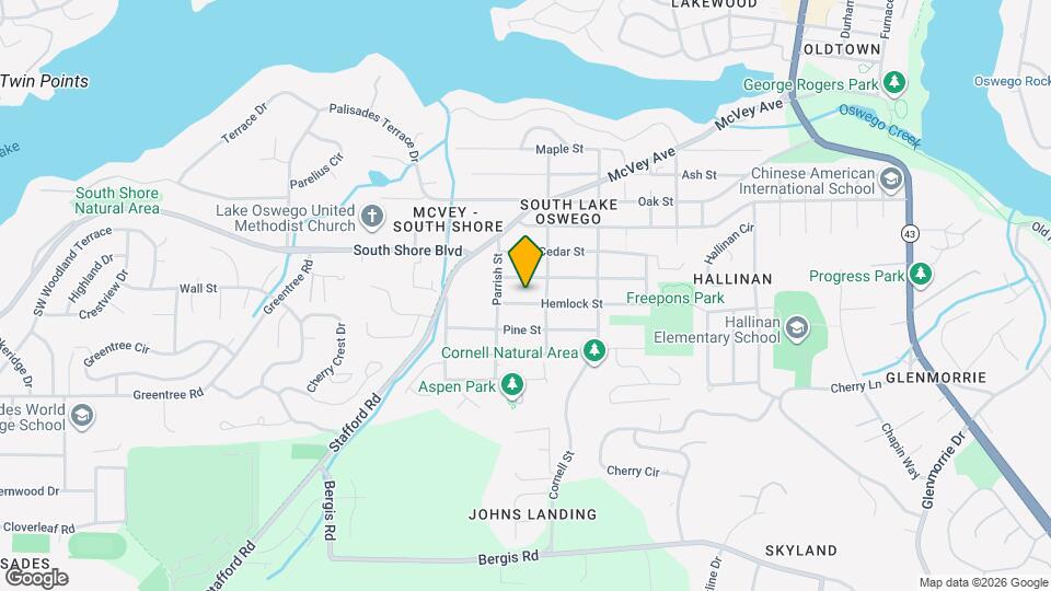 1429 Hemlock St Map and Location Details