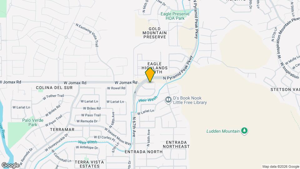 6539 W Jomax Rd Mapa y Detalles de la Ubicación