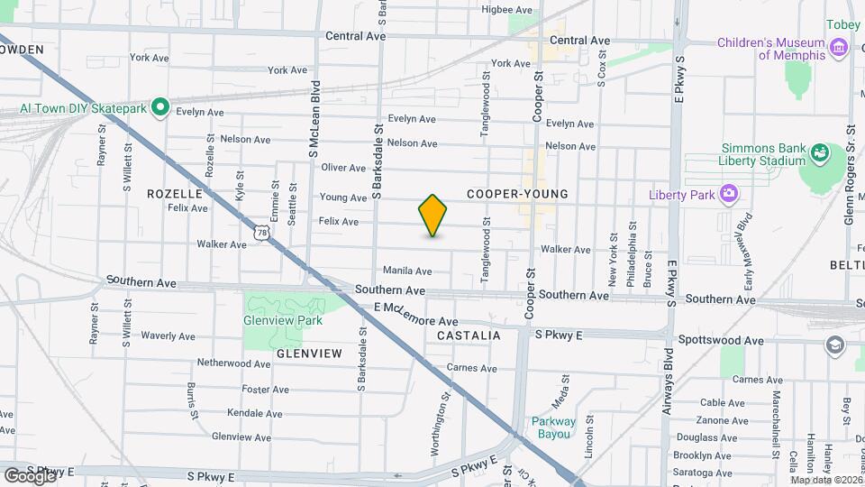 1988-1990 Walker Ave Map and Location Details