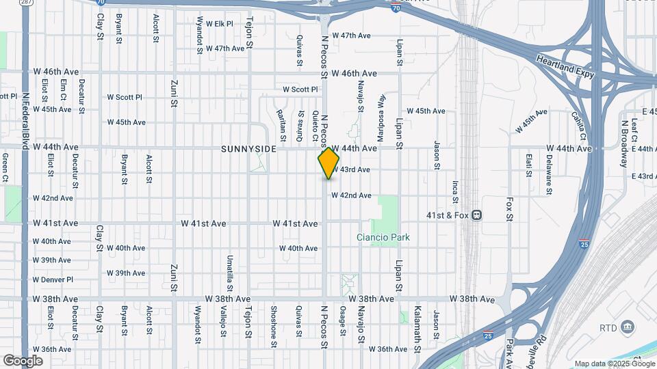 4220 N Pecos St, Unit 5-107 Map and Location Details