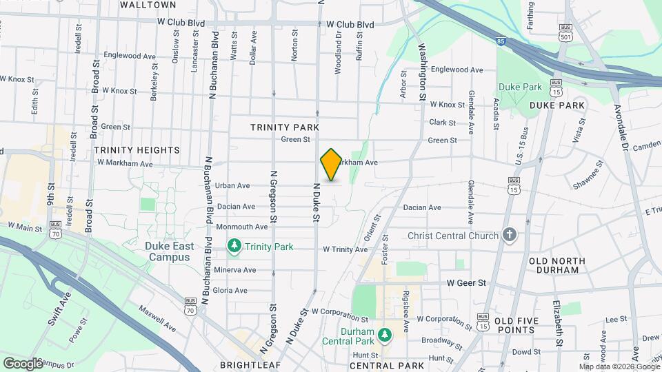 804 Urban Ave Map and Location Details